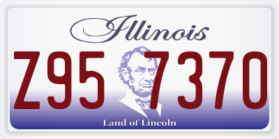 IL license plate Z957370