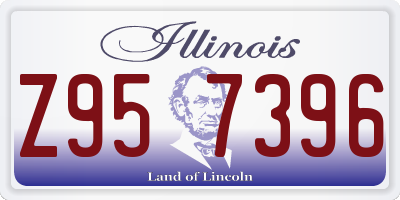 IL license plate Z957396