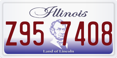 IL license plate Z957408