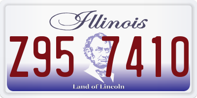 IL license plate Z957410