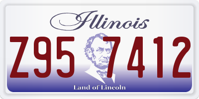 IL license plate Z957412