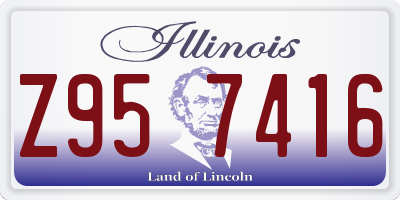 IL license plate Z957416