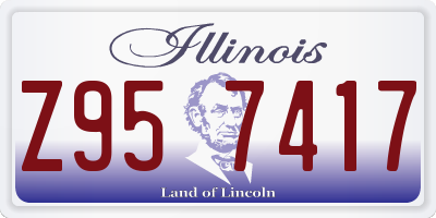 IL license plate Z957417