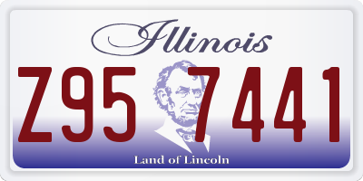 IL license plate Z957441