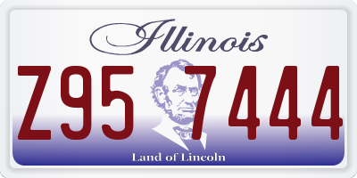 IL license plate Z957444