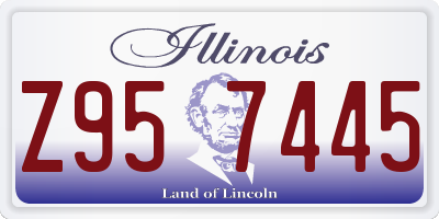 IL license plate Z957445