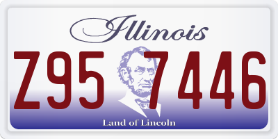 IL license plate Z957446
