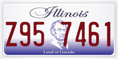 IL license plate Z957461