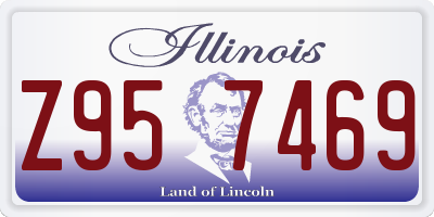 IL license plate Z957469