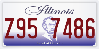 IL license plate Z957486