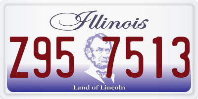 IL license plate Z957513