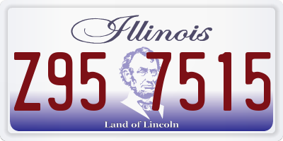 IL license plate Z957515
