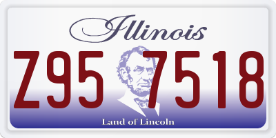 IL license plate Z957518