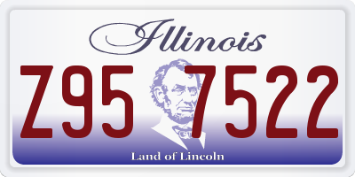 IL license plate Z957522