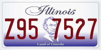IL license plate Z957527