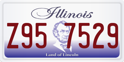 IL license plate Z957529