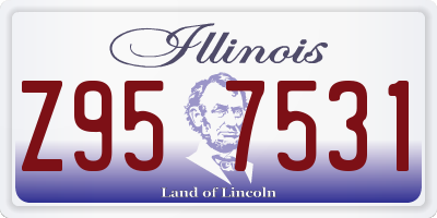 IL license plate Z957531
