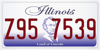IL license plate Z957539