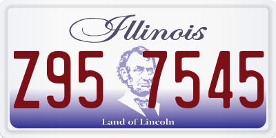 IL license plate Z957545