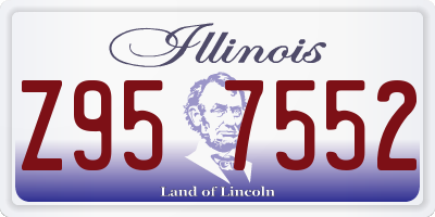 IL license plate Z957552