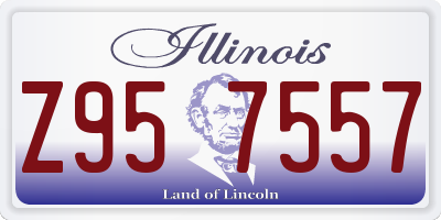 IL license plate Z957557