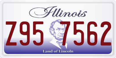 IL license plate Z957562