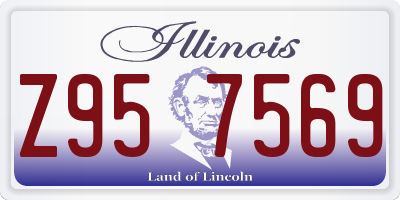 IL license plate Z957569