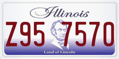 IL license plate Z957570