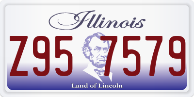 IL license plate Z957579