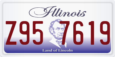IL license plate Z957619