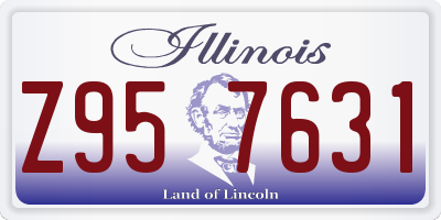 IL license plate Z957631