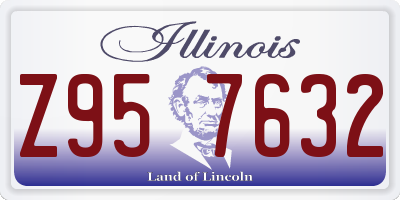 IL license plate Z957632