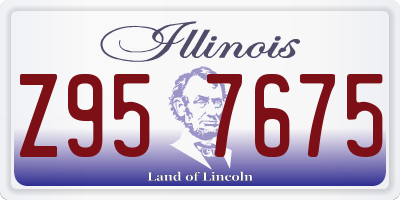 IL license plate Z957675