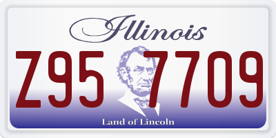 IL license plate Z957709
