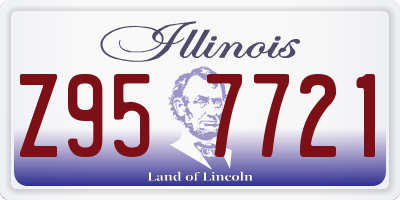 IL license plate Z957721