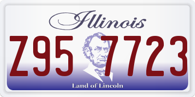 IL license plate Z957723