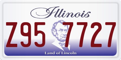 IL license plate Z957727