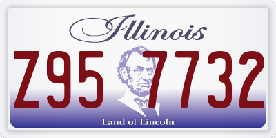 IL license plate Z957732