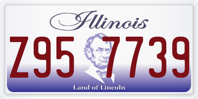 IL license plate Z957739