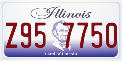IL license plate Z957750