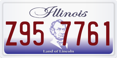 IL license plate Z957761