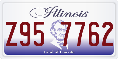 IL license plate Z957762