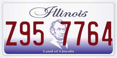 IL license plate Z957764
