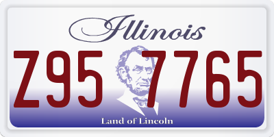 IL license plate Z957765
