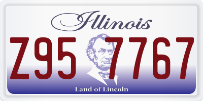 IL license plate Z957767