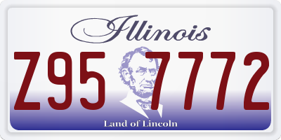 IL license plate Z957772