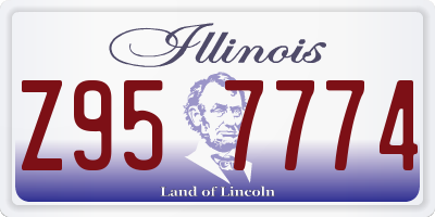 IL license plate Z957774
