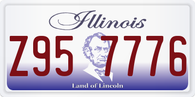 IL license plate Z957776
