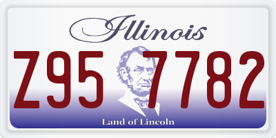 IL license plate Z957782