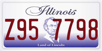 IL license plate Z957798